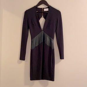 PREMONITION Black Fitted Cocktail Dress
